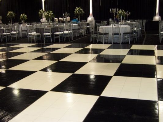 Black And White Dance Floor Rental Dallas Dfw Event Production