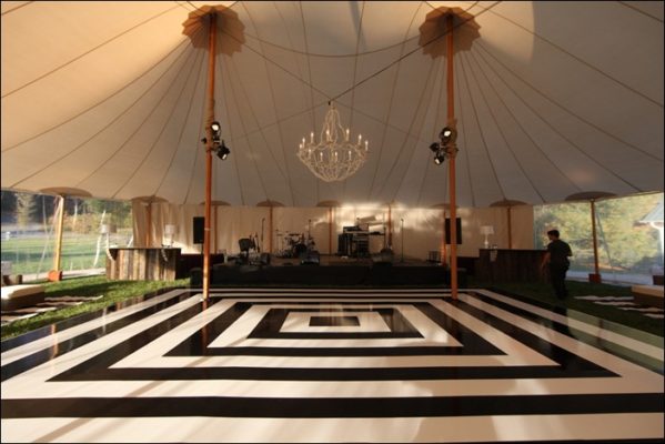 Black And White Dance Floor Rental Dallas Dfw Event Production